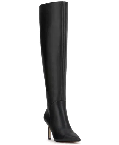 Jessica Simpson Women's Earon Over-the-knee Stiletto Dress Boots In Black