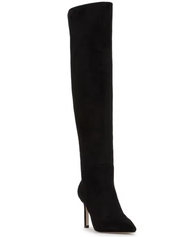 Jessica Simpson Women's Earon Over-the-knee Stiletto Dress Boots In Black