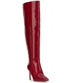 Jessica Simpson Women's Earon Over-the-knee Stiletto Dress Boots In Red