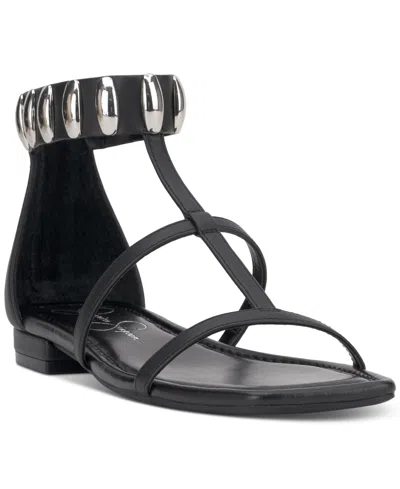 JESSICA SIMPSON WOMEN'S ELUSTA STUDDED GLADIATOR SANDALS