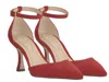 Jessica Simpson Women Foxena Heel In Red Muse In Multi
