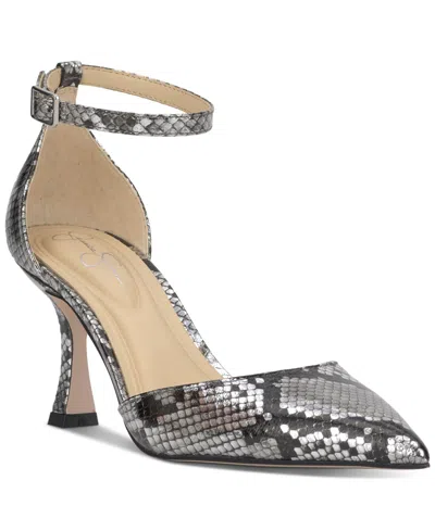 JESSICA SIMPSON WOMEN'S FOXENA POINTED-TOE ANKLE-STRAP PUMPS