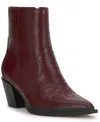 Jessica Simpson Women's Helvona Western Ankle Booties In Burgundy