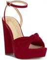Jessica Simpson Immie Platform Sandal In Red