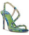 Jessica Simpson Jaycin Sandal In Blue Green Combo Blossom