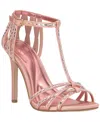 Jessica Simpson Women's Jivira Rhinestone Strappy Stiletto Sandals In Pink
