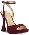 Jessica Simpson Jixte Ankle Strap Platform Sandal In Red