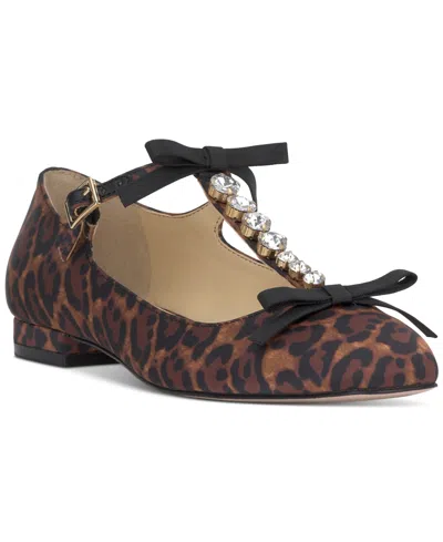 JESSICA SIMPSON WOMEN'S JOLLIYA T-STRAP DRESS FLATS