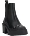 Jessica Simpson Women's Jymmie Embellished Chelsea Lug Sole Booties In Black