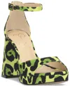 Jessica Simpson Kaliah Ankle Strap Platform Sandal In Green