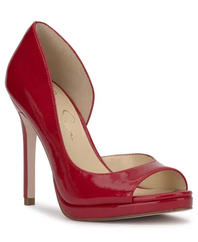 Jessica Simpson Women's Kimli Stiletto Pumps In Red