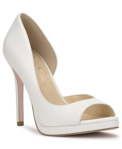 Jessica Simpson Women's Kimli Stiletto Pumps In White
