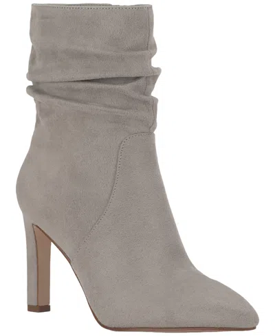 Jessica Simpson Women's Komeona Blade-heel Slouch Booties In Gray
