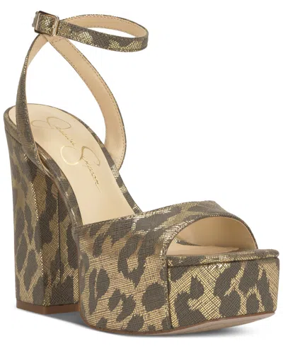 Jessica Simpson Women's Lirio Two-piece Platform High-heel Dress Sandals