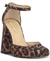 Jessica Simpson Lollah Ankle Strap Pump In Natural Leopard