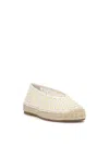 Jessica Simpson Women's Lucciea Daisy Embroidered Ballet Flats In White Multi Floral In Gold