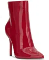 Jessica Simpson Women's Lyren Patent Pointed-toe Dress Booties In Red Muse Patent