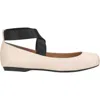 Jessica Simpson Women's Mandalaye Flat Shoes - Medium In Chalk In White