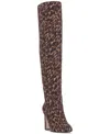 Jessica Simpson Minerva Knee High Boot In Natural Leopard Suede