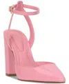 Jessica Simpson Nazela Pointed Toe Ankle Strap Pump In Bubblegum Pink