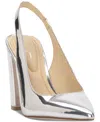 Jessica Simpson Noula Slingback Pointed Toe Pump In Silver