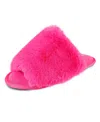 Jessica Simpson Women's Open Toe Slide Slippers In Neon Pink