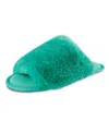 Jessica Simpson Women's Open Toe Slide Slippers In Sea Green