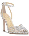Jessica Simpson Paveri 2 Pointed Toe Ankle Strap Pump In Multi