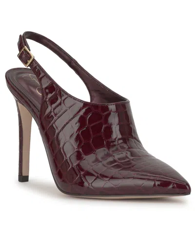 Jessica Simpson Pavie Slingback Pump In Burgundy