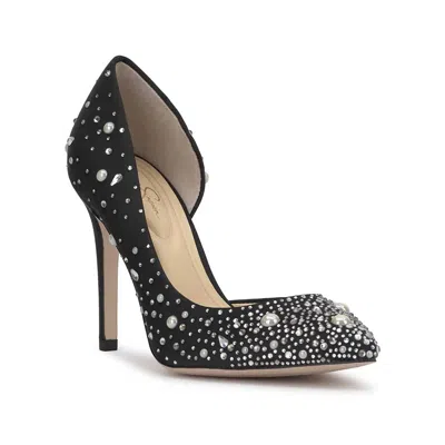 Jessica Simpson Women's Prizma D'orsay Pump Sandal In Black Pearl