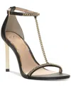 Jessica Simpson Qiven Womens Faux Leather Heels In Black