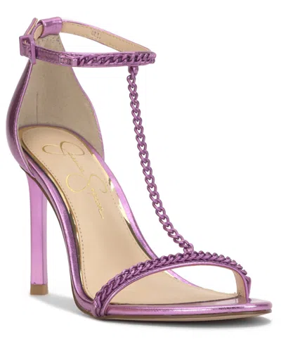 Jessica Simpson Women's Qiven T-strap Dress Sandals In Pale Purple