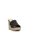Jessica Simpson Women's Serilda Espadrille Platform Wedge Heels In Black In Black