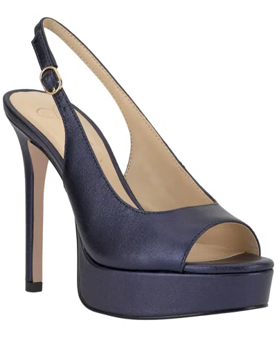 Jessica Simpson Women's Sibilla Slingback Platform Stiletto Pumps In Blue