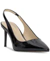 Jessica Simpson Souli Slingback Pointed Toe Pump In Black Patent