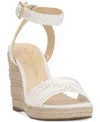 JESSICA SIMPSON WOMEN'S TALISE KNOTTED STRAPPY PLATFORM WEDGE SANDALS