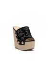 Jessica Simpson Vadim Platform Wedge Sandal In Black