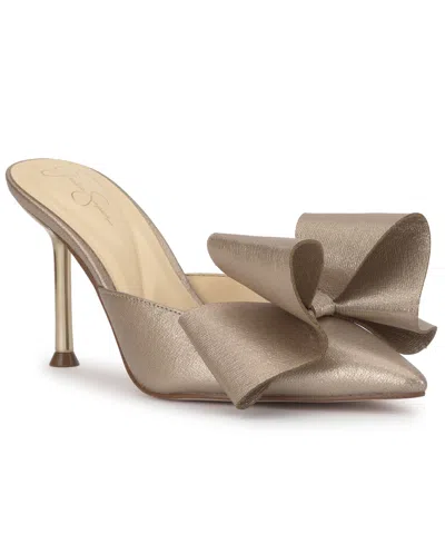 JESSICA SIMPSON WOMEN'S VALRIN BOW STILETTO MULES
