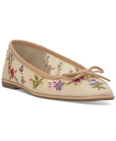JESSICA SIMPSON WOMEN'S VAYRINA SNIP-TOE BALLET FLATS
