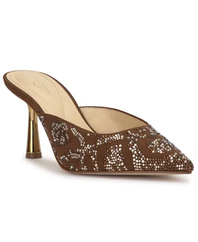 JESSICA SIMPSON WOMEN'S XIA MID-HEEL MULE PUMPS