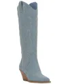 Jessica Simpson Women's Zaikes Studded Western Boots In Blue