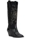 Jessica Simpson Women's Zodra Tall Western Cowboy Boots In Black