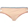 Jessica Simpson Womens Cut-out Reversible Swim Bottom Separates In Multi