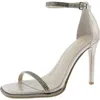 Jessica Simpson Womens Embellished Ankle Strap In Gold