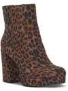 Jessica Simpson Womens Faux Suede Ankle Booties In Multi