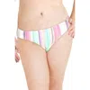 Jessica Simpson Womens Striped Hipster Swim Bottom Separates In Multi