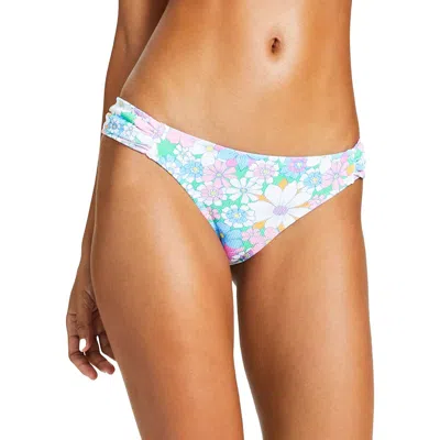 Jessica Simpson Womens Textured Hipster Swim Bottom Separates In Multi