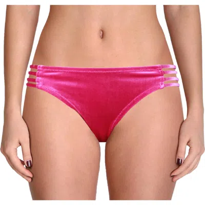 Jessica Simpson Womens Velveteen Hipster Swim Bottom Separates In Multi