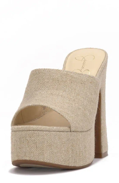 Jessica Simpson Xona Platform Sandal In Natural