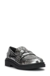 Jessica Simpson Women's Xuris Penny Loafer Flats In Silver